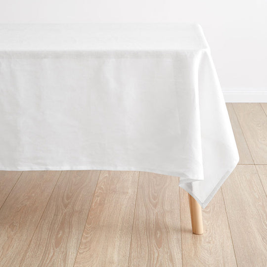 Nimes Linen Tablecloth Range White