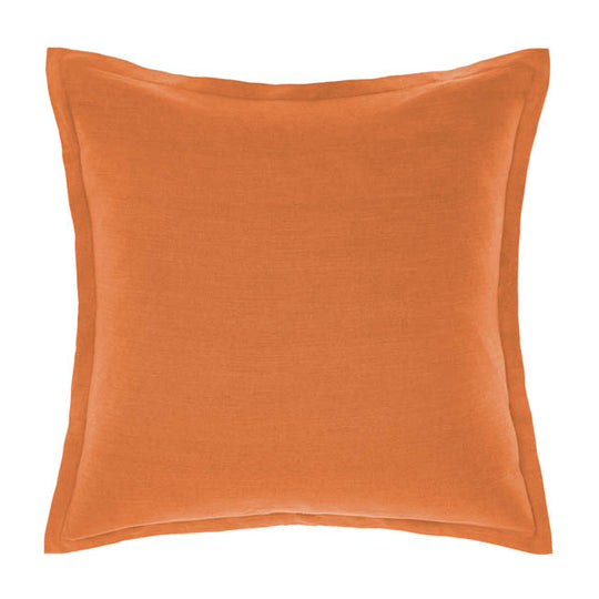 Nimes Linen 48x48cm Filled Cushion Terracotta