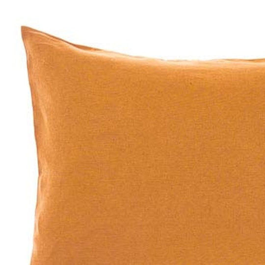Nimes Linen Standard Pillowcase Terracotta
