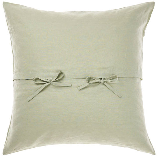 Nimes Linen European Pillowcase Wasabi