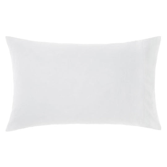 Nimes Linen Quilt Cover Set Range White