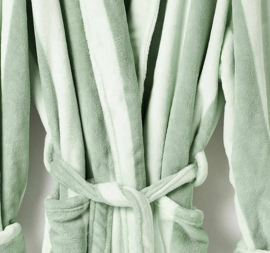 Jade Robe With Pockets Ocean City Bathrobe Range Jade – Manchester Warehouse
