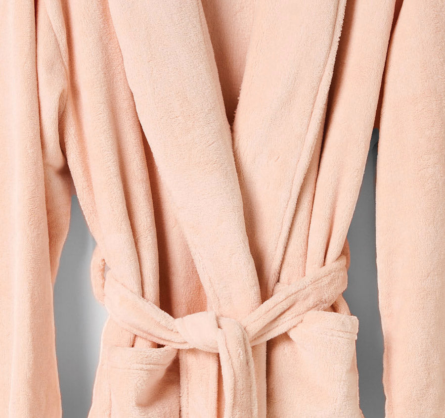 Plush Bathrobe Range Pink