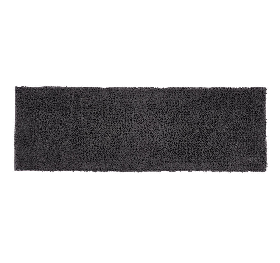 Reed Toggle 1700GSM Polyester 50x150cm Bath Mat Charcoal