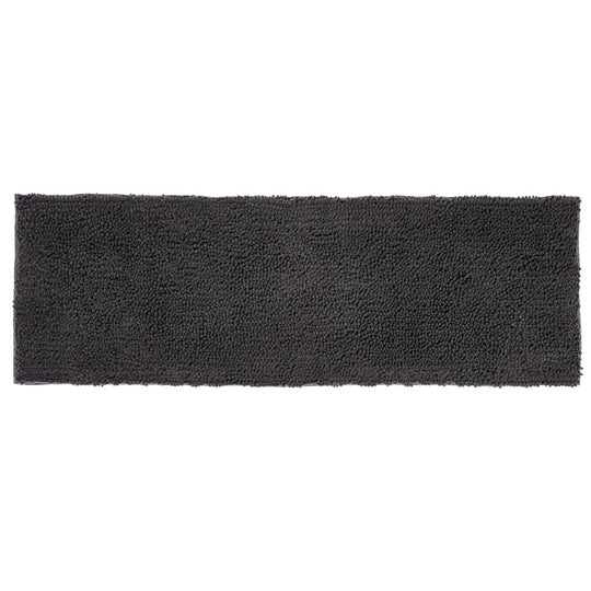 Reed Toggle 1700GSM Polyester 50x150cm Bath Mat Charcoal