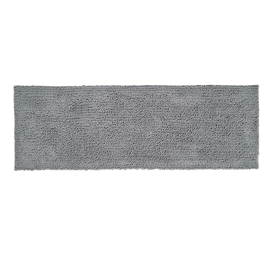 Reed Toggle 1700GSM Polyester 50x150cm Bath Mat Grey