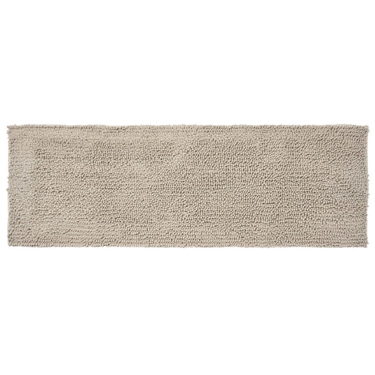 Reed Toggle 1700GSM Polyester 50x150cm Bath Mat Stone