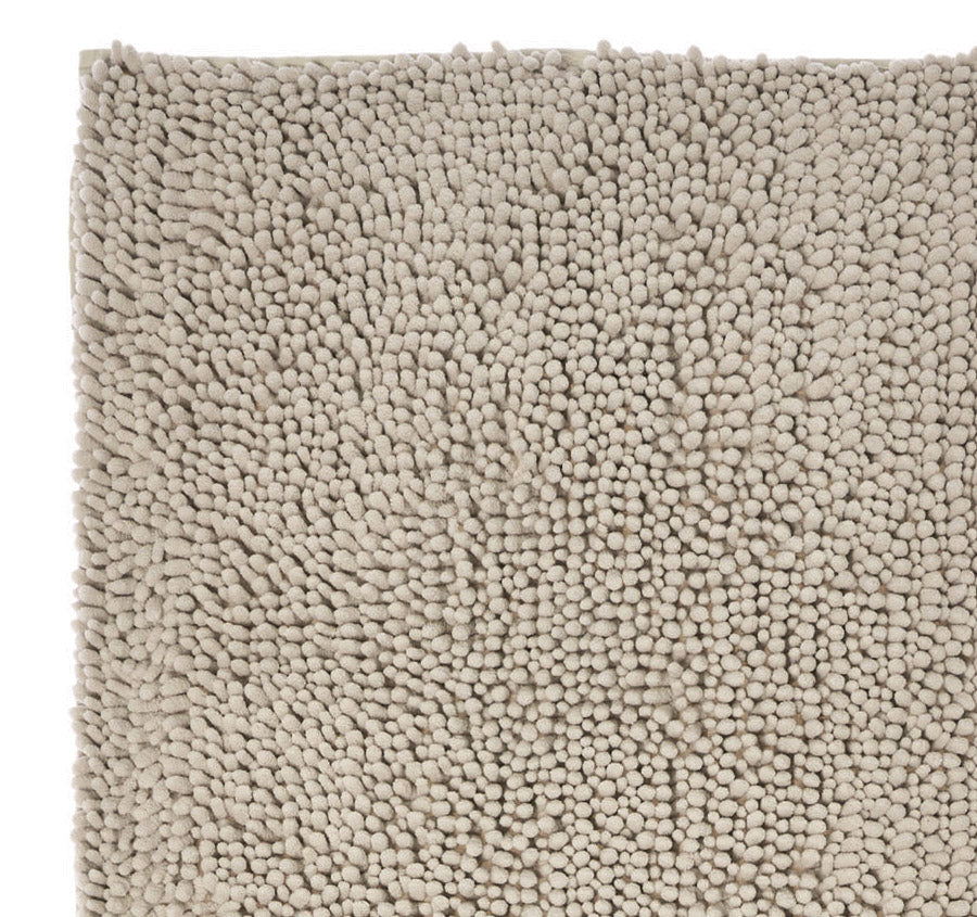 Reed Toggle 1700GSM Polyester 50x150cm Bath Mat Stone