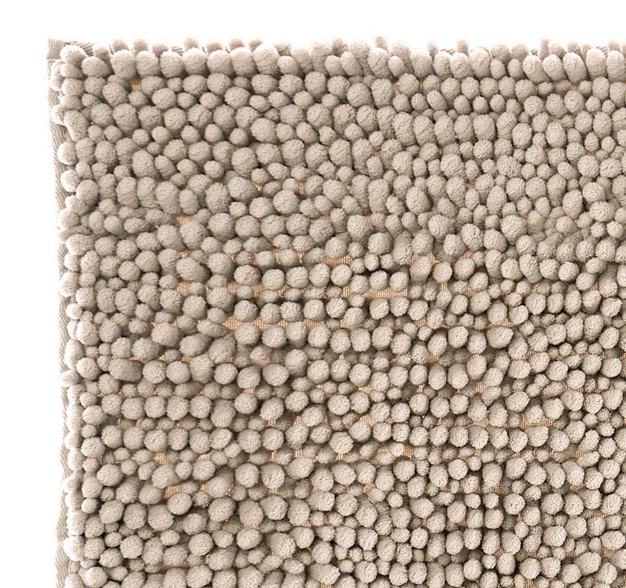 Reed Toggle 1700GSM Polyester Bath Mat Stone