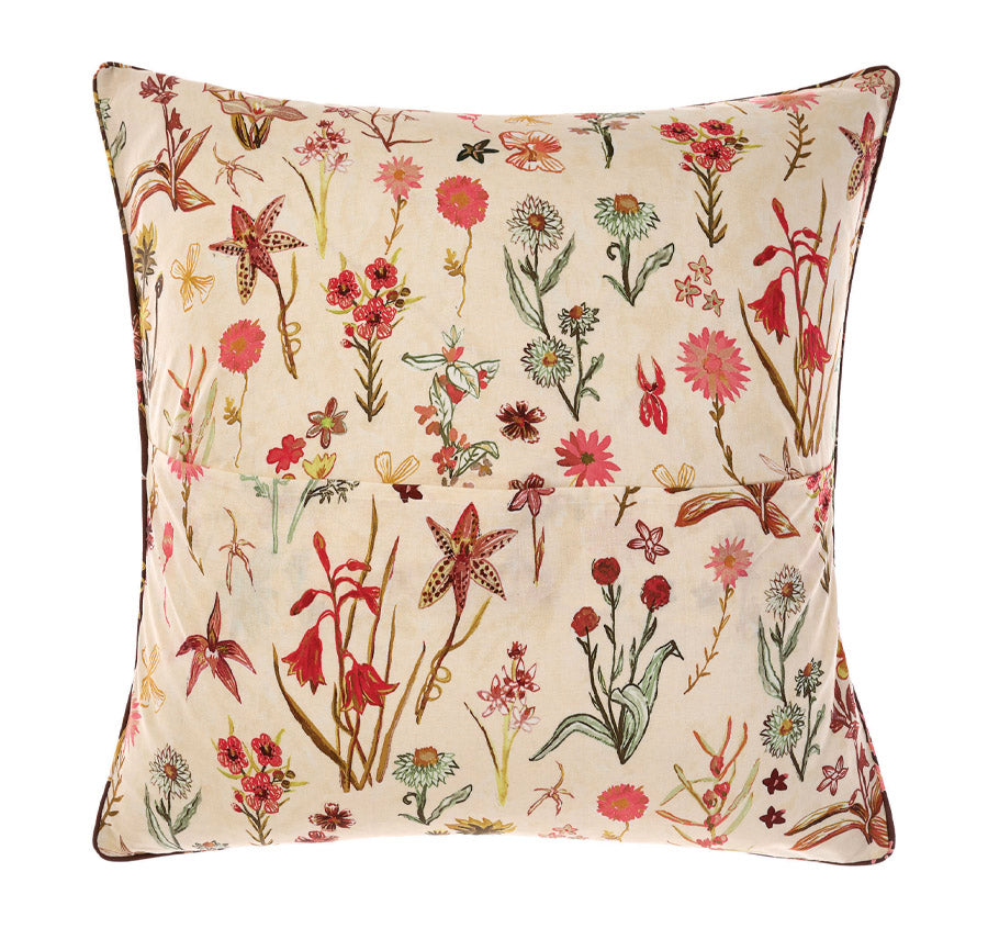 Rita European Pillowcase Cacao