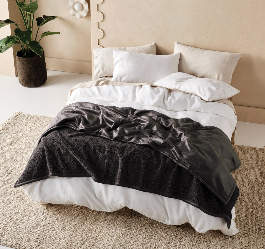 Sena Blanket Range Charcoal