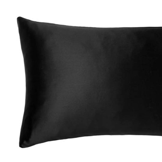Silk Standard Pillowcase Black