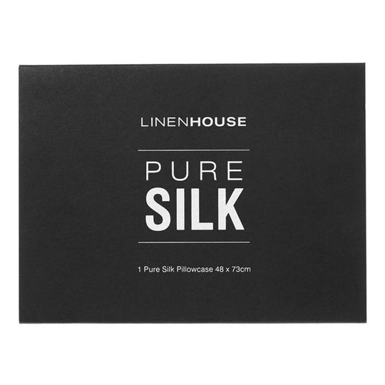Silk Standard Pillowcase Black
