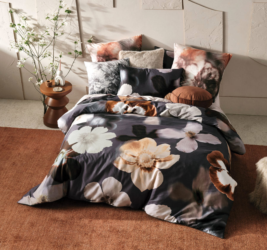 Silvia Quilt Cover Set Range Night