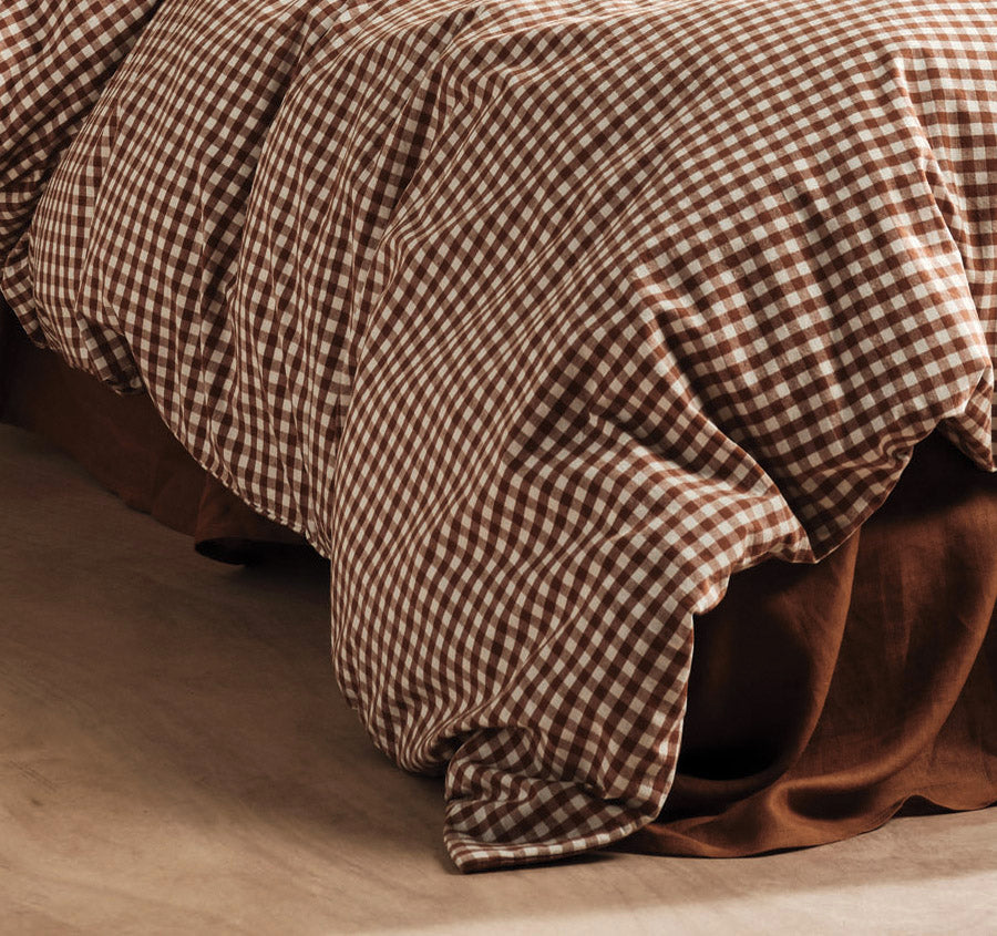 Springsteen Quilt Cover Set Range Cinnamon Manchester Warehouse