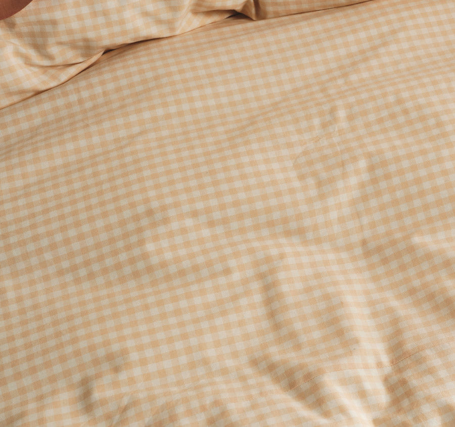 Springsteen Quilt Cover Set Range Peach