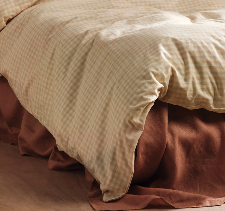 Springsteen Quilt Cover Set Range Peach