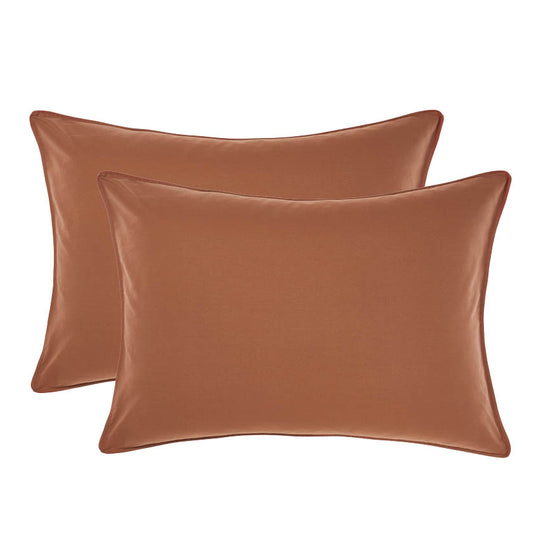 Terra Standard Pillowcase Pair Pecan