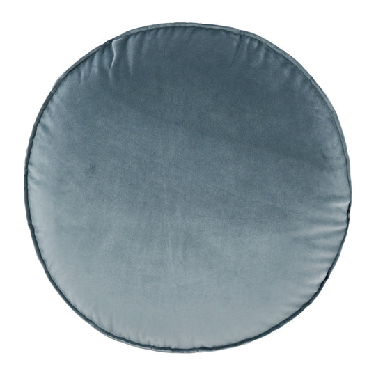 Toro 43cm Round Filled Cushion Bluesteel