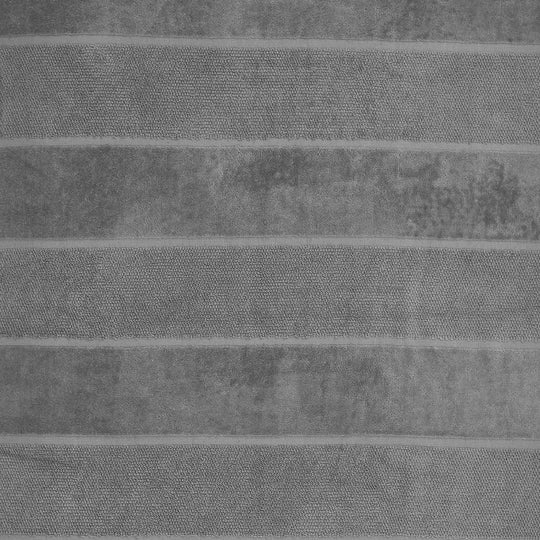Velour Stripe 550GSM Bath Towel Range Ash