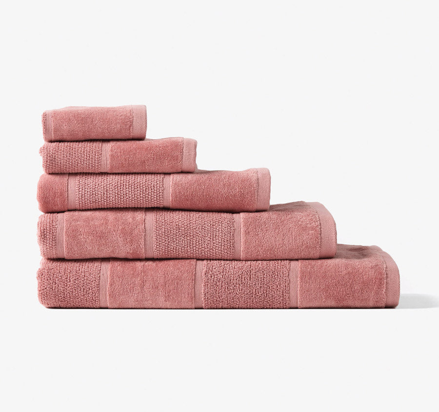 Velour Stripe 550GSM Bath Towel Range Rosette Manchester Warehouse