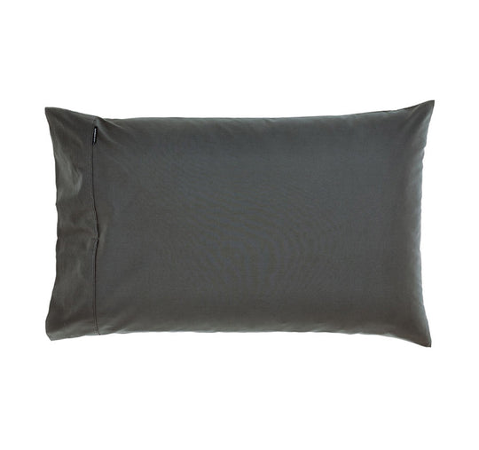 Vienna 300THC Cotton Queen Pillowcase Charcoal
