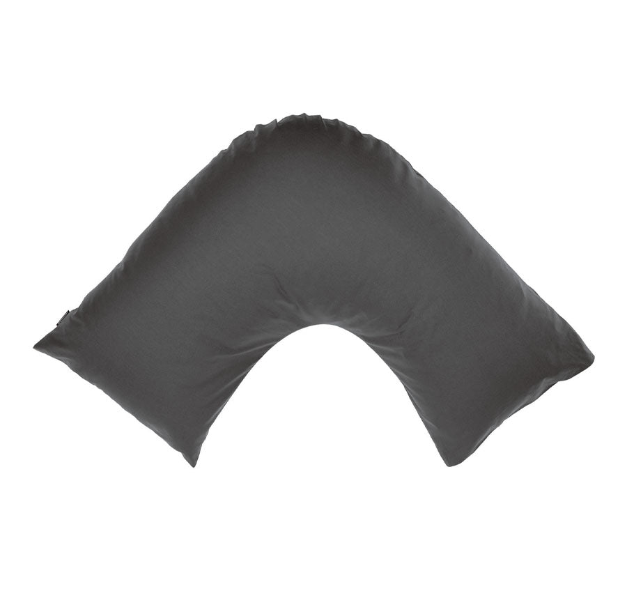 Vienna 300THC Cotton V-Shape Pillowcase Charcoal