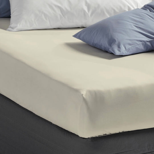 Vienna 300THC Cotton Fitted Sheet Range Linen