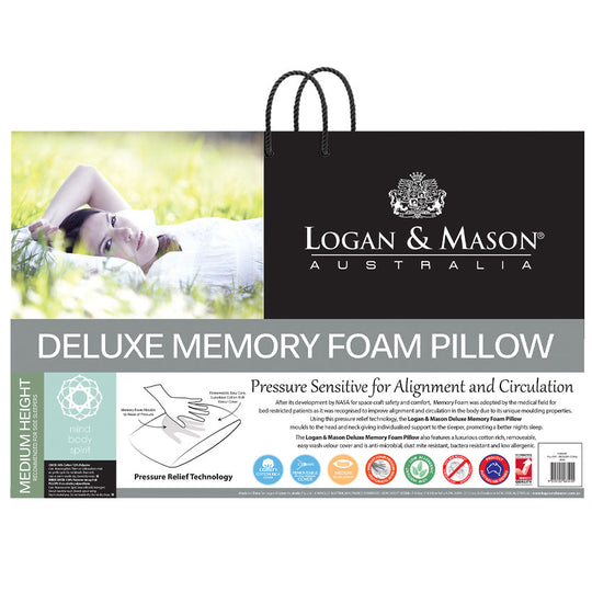 Deluxe Memory Foam Standard Pillow