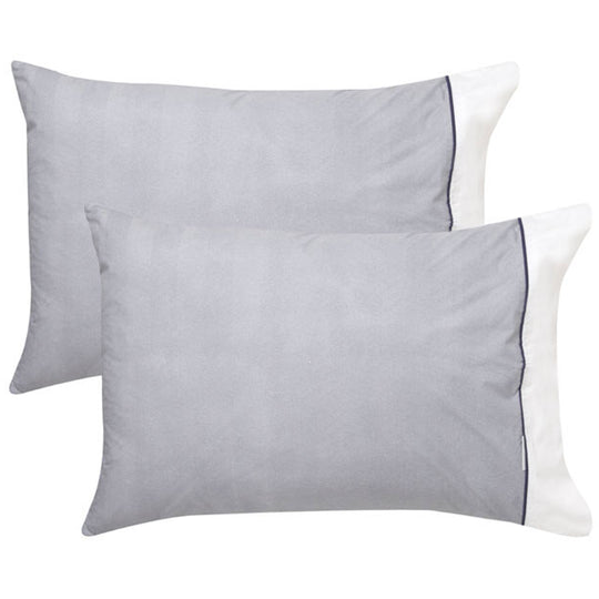 Essex Standard Pillowcase Pair Navy