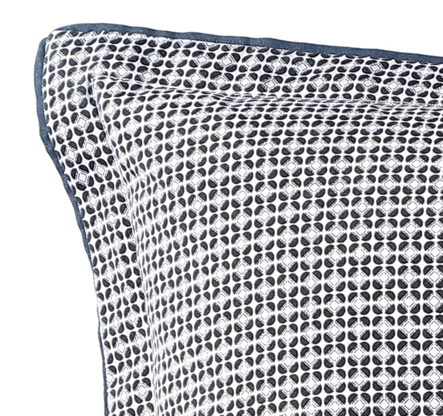 European Pillowcase Navy Manchester Warehouse