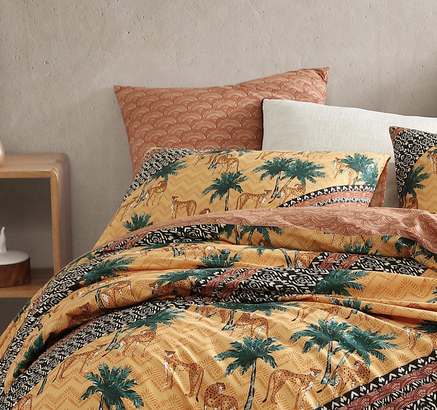 Kalihari Quilt Cover Set Range Sand