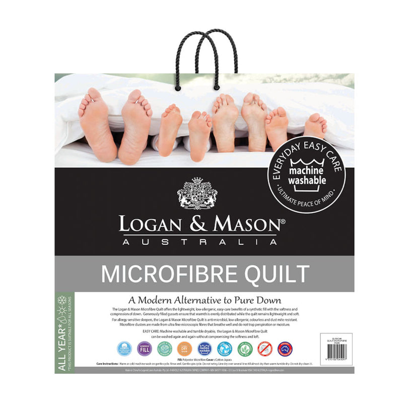 Microfibre 350GSM All Season Quilt Range Manchester Warehouse