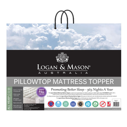 Pillowtop 1100GSM Mattress Topper Range