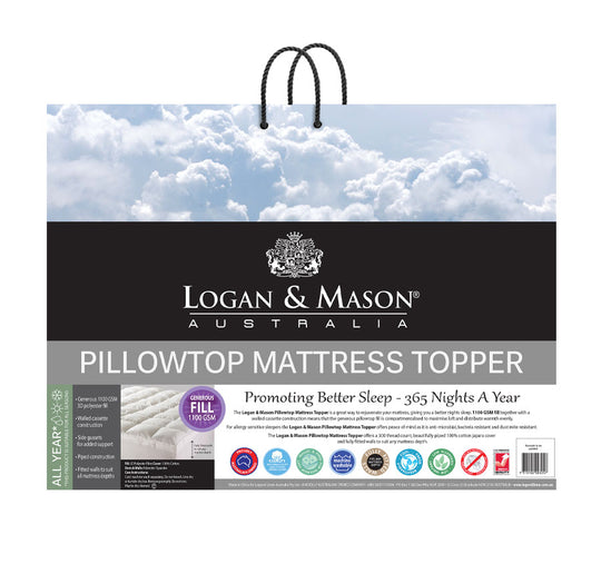 Pillowtop 1100GSM Mattress Topper Range