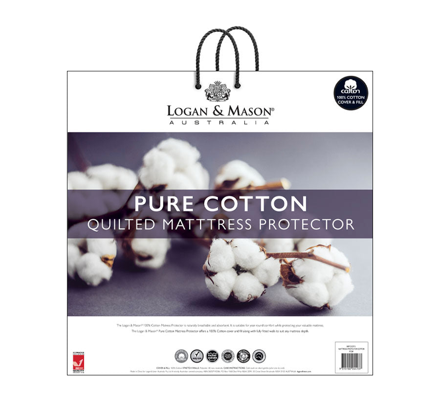 Pure Cotton Mega Fitted Mattress Protector Range