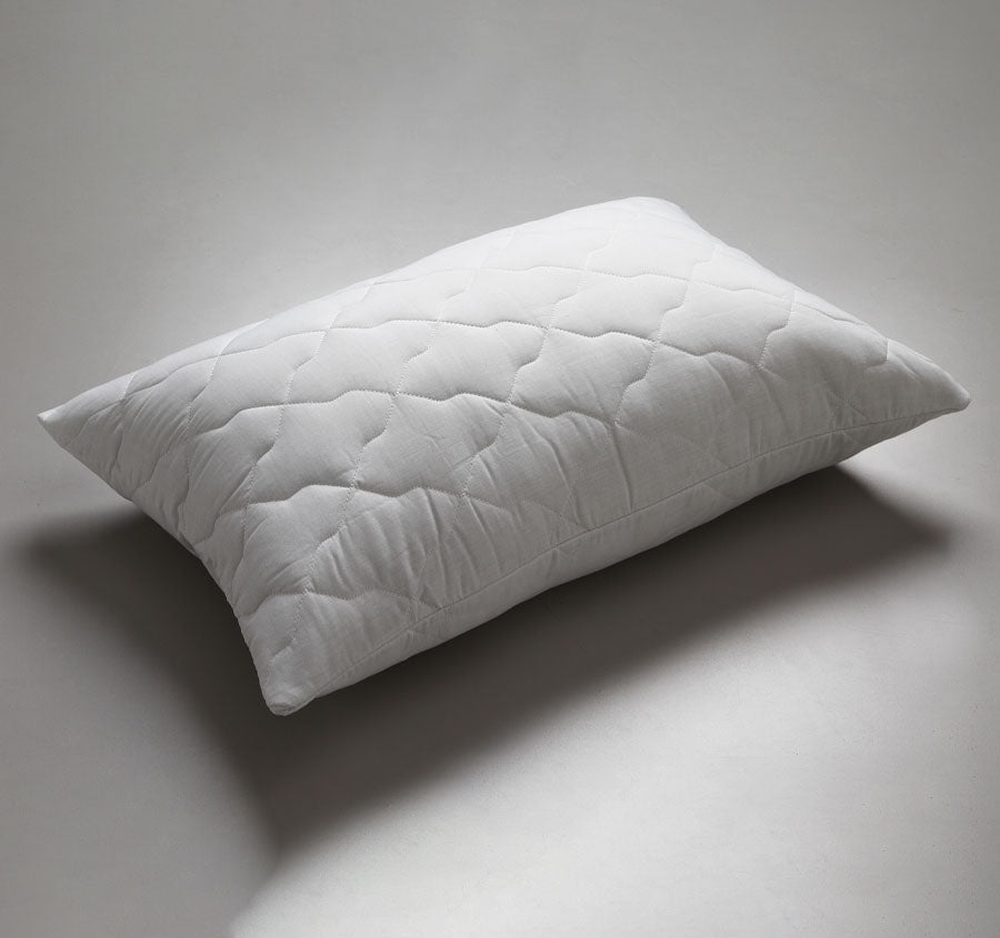 Pure Cotton Quilted Standard Pillow Protector