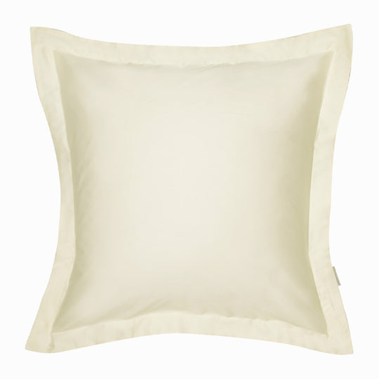 Hotel Grande 400THC Egyptian Cotton Sateen European Pillowcase Vanilla