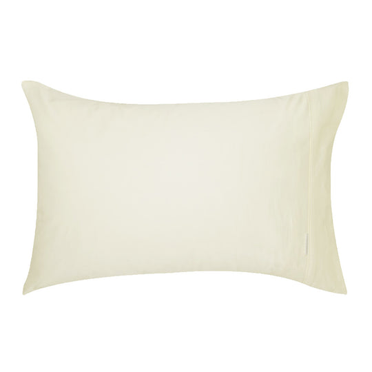 Hotel Grande 400THC Egyptian Cotton Sateen Standard Pillowcase Vanilla