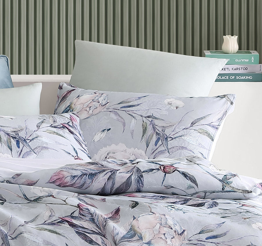 Josie Quilt Cover Set Range Dove