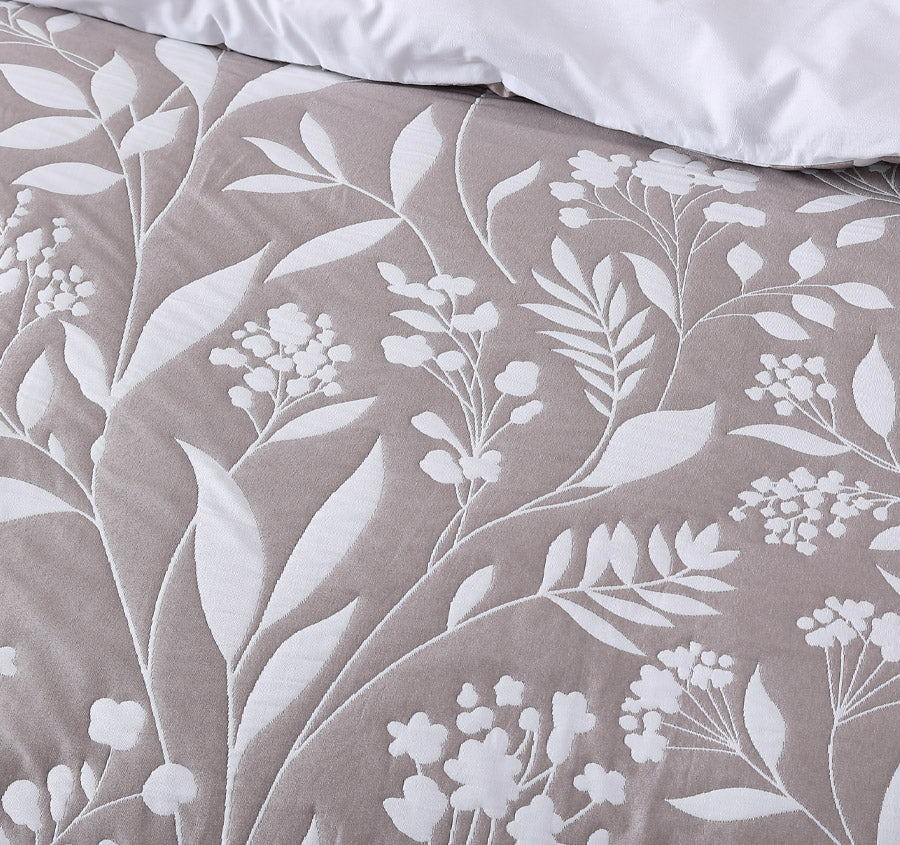Madison Quilt Cover Set Range Latte