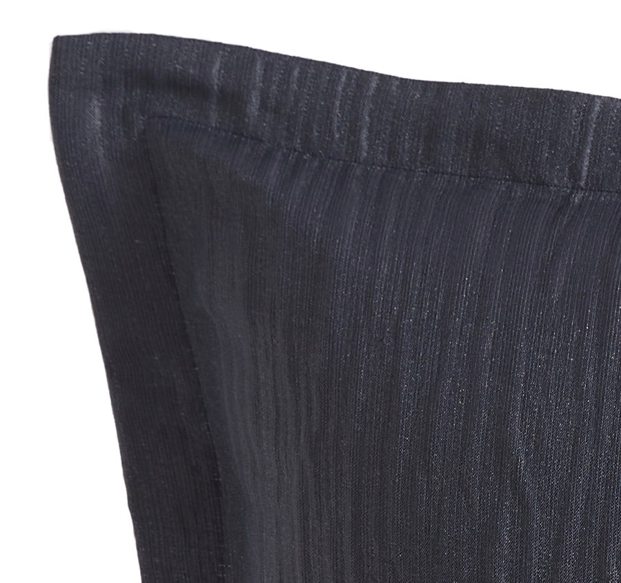 Villa European Pillowcase Black