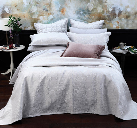 Adrian Bed Cover Set Range Pewter