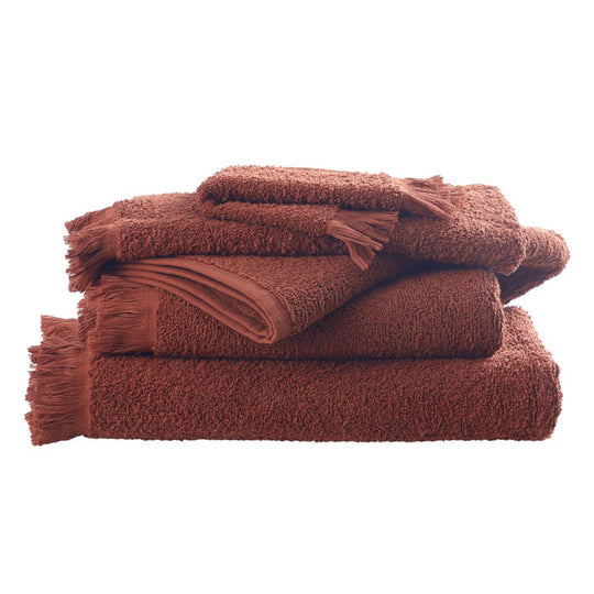 Tusca 700GSM Cotton Bath Towel Range Clay