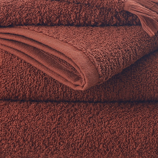 Tusca 700GSM Cotton Bath Towel Range Clay