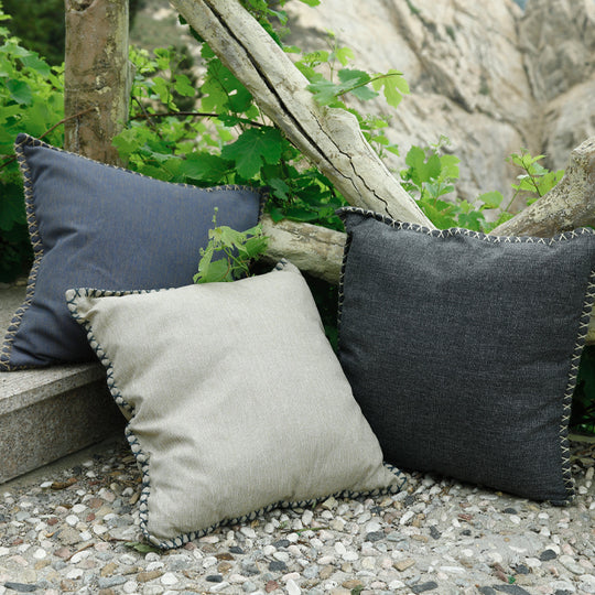 Kalo 50x50cm Outdoor Filled Cushion Charcoal
