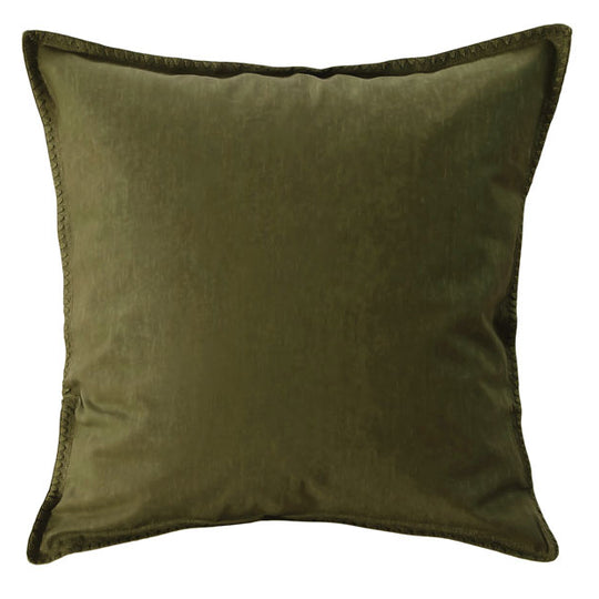 Stitch European Pillowcase Olive