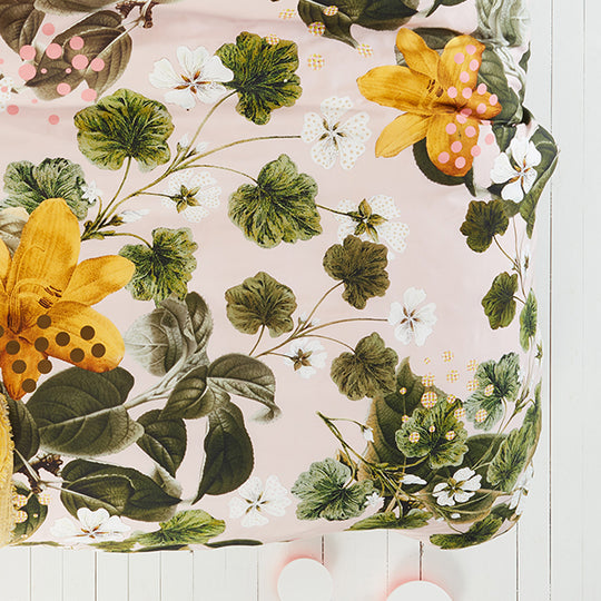 Botanical Flower Quilt Cover Set Range Multi