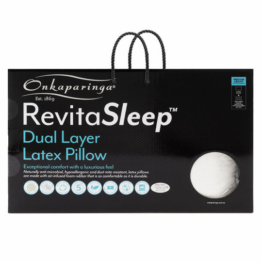 Revita Sleep Dual Layer Latex Medium Pillow