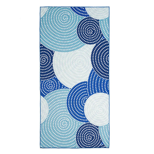Sand Free 80x160cm Towel 4 in 1 Spotted Circles